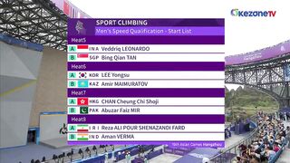 【HIGHLIGHTS】 Veddriq Leonardo vs. Kiromal Katibin | Men's Rock Climbing Sport - Asian Games 2023