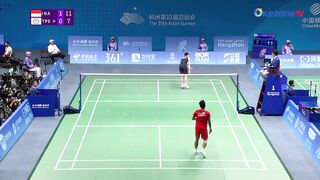 2023 Asian Games Highlights: Anthony Ginting Defeats Taiwan's Representative in 49 Minutes