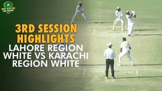 3rd Session Highlights | Lahore Region W vs Karachi Region W | Match13 | #QeAT 2023/24 | PCB | M1U1A