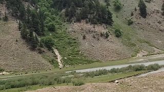 Beautiful Kaghan Valley River View Road Mansehra Pakistan