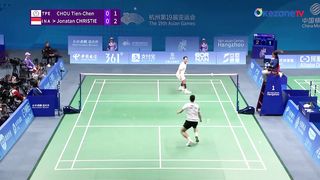 2023 Asian Games Highlights: Defeated by Chou Tien Chen in Top 32, Jonatan Christie Eliminated