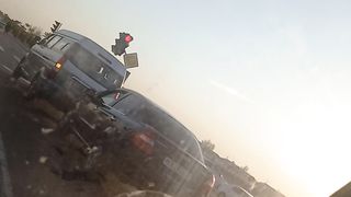 Авария произошло