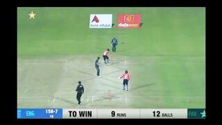 12 ball 9 Runs Pakistan vs England