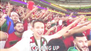 MOROCCO FANS GO CRAZY AS THEY QUALIFY FOR LAST 16