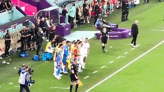 آخر دقائق مباراة كندا  احتفال لاعبي المغرب