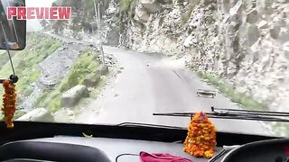VOLVO Bus Driving in World's Most Dangerous Road | Extreme Road of Himachal Pradesh