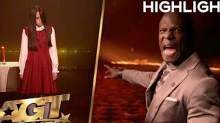 The Sacred Riana SCARES The Judges With TERRIFYING Magic   AGT  All Stars 2023