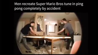 Funny | Ping Pong Players Turned Musicians: The Super Mario Ping Pong Jam! | FunFM