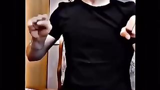 Funny bike sound of his voice