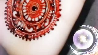 Easy Tikka mehndi design