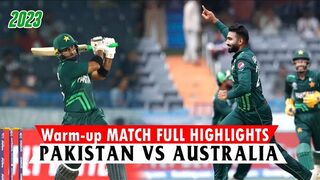 Pakistan vs Australia World Cup 2023 Warm-up Match Full Highlights 2023 | PAK vs AUS