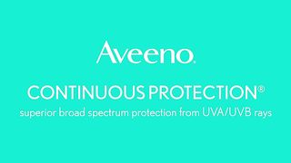 Aveeno Kids Continuous Protection Zinc Oxide Mineral Sunscreen Lotion for Children's Sensitive Skin with Broad