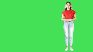 green screen AI video