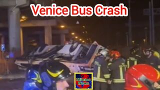 Venice bus plunges off bridge