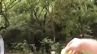 A monkey who fell but still takes what he can get.