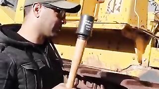 Granat stick jerman vs bulldozer‼️????#shorts