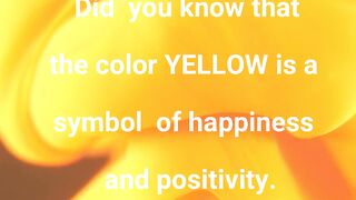 Color Facts - YELLOW