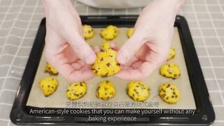You can make American-style cookies without any baking experience. ASMR
