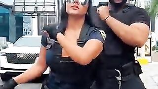 Contrôle de police au Brésil