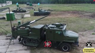 Ukraine Russia War | 2S40 Flox Self-Propelled Gun Being Hit by FPV Drone | RCF