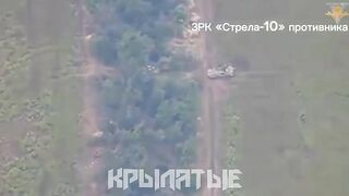 Ukraine Russia War | Hit on a Ukrainian Strela-10 Air Defense System | RCF