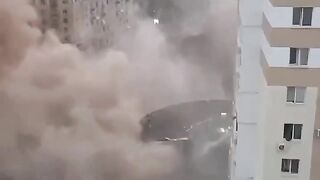 Ukraine | View from a Residential Apartment in Kharkiv After the Explosion | RCF