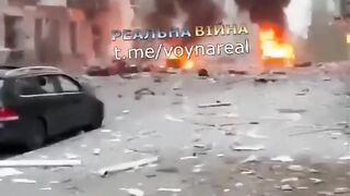 Ukraine | Aftermath of Today's Explosion in a Civilian Area of Kharkiv | RCF