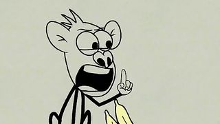 Two monkeys friend fight very funny