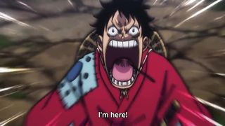 Luffy (Elephant Gatling Gun) vs Kaido