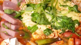 Korean Army Stew (Budae Jjigae) | Easy meals w/ friends