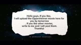 Oppenheimer tomorrow...