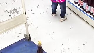 Cute baby doing work