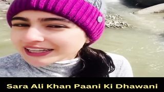 Sara Ali Khan Paani Ki Dhawani #saraalikhan #short #shorts #trending #viral #bollywood #viralshorts