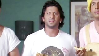 Bollywood comedy movie funny pizza eating seen