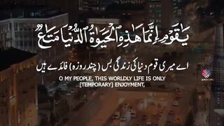 Surah Ghafir _Ayah 39_ Quran Urdu Whatsapp Status _ Urdu Whatsapp Status _ Urdu