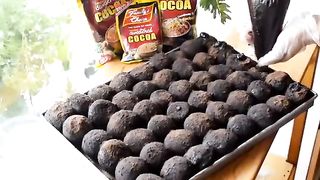 MESSY DONUT RECIPE_MINI CHOCO LANAY USING FAMILY'S CHOICE SWEETENED COCOA POWDER