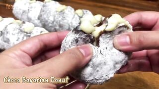 CHOCO BAVARIAN CREAM DONUT _ No Bake