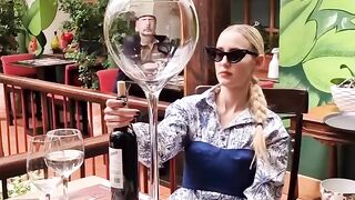 They say size doesn’t matter, but this wine glass in Buenos Aires might be the exception!