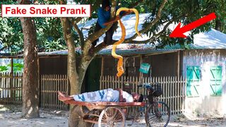 King Cobra Snake Prank ???? (Part 3) | Fake Snake Prank Video on Public | 4 Minute Fun