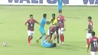 Bangladesh footballatch that truned to blood