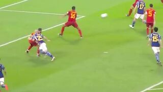 Incredible moment Japan’s Tanakar SCORES WINNER vs Spain to top group ShortFIFAWORLDCUP Qatar
