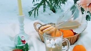 Зимний романтический вечер.