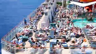 On a cruise ship