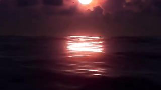 moon light and the ocean