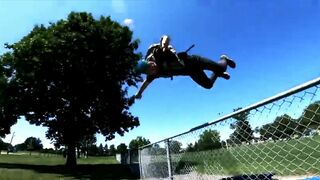 Late for parkour school