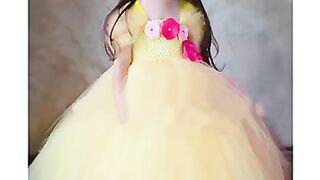 Baby net frocks