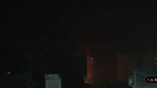 Gaza Rocket Strike | Building Destroyed Near Cameraman | RCF