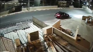 Israel Rocket Attack | Gaza Rocket Lands Near Car | RCF