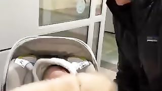 Baby meets puppy for the first time ????