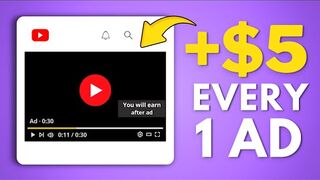 Earn 5 PER AD Watched Make Money Online
